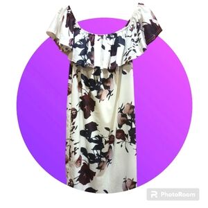 Sleeveless Summer Dress PTP 17"Tag L